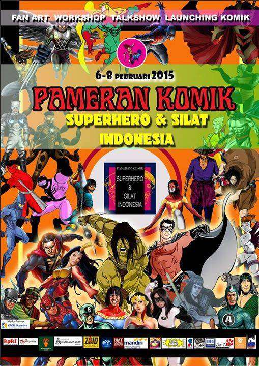 pameran komik superhero dan silat indonesia