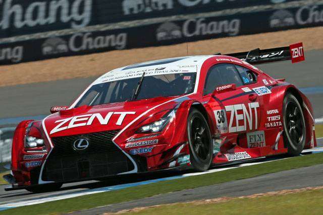 ZENT CERUMO RC F #38, peraih pole position kelas GT500 (sumber: Takashi Ogasawara @ as-web.jp)