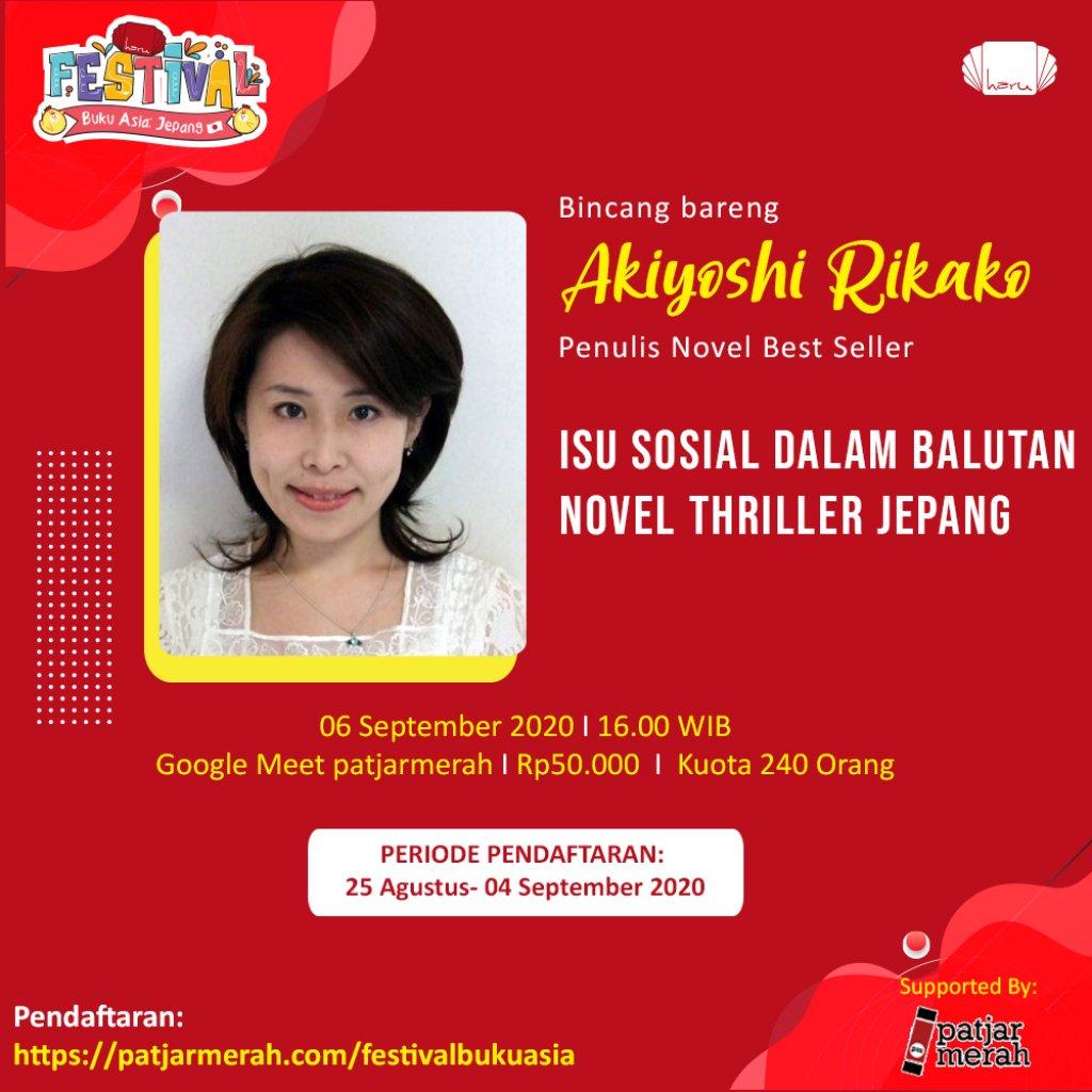 Rikako Social Issue in Japanese Novel Asian Book festival