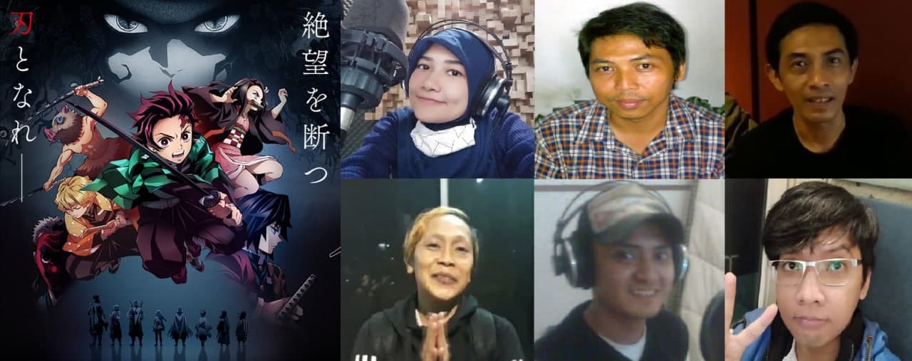 Demon Slayer Kimetsu no yaiba dub Indo