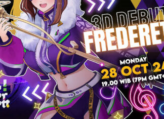 Indonesian Vtuber Frederett to Debut Her 3D Model