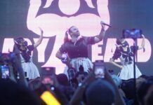 A photo of LadyBeard's performance at Chibicon 7 Surabaya, Presented by Japan Culture Daisuki