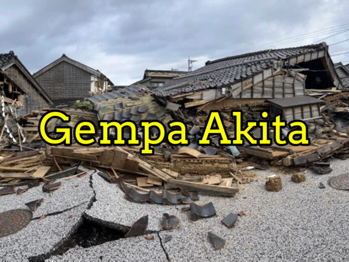 Gempa 7,2 Magnitudo Guncang Akita, 3 Tewas Gempa 7,2 Magnitudo Guncang Akita, 3 Tewas