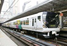E353 Datang, KRL seri E257 Mulai “Tersingkir” Dari Jalur Chuo KRL seri E257 saat berdinas sebagai layanan Ekspres Terbatas Azusa