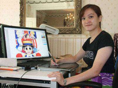 Indonesian manga author Wijaya