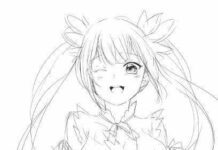 Komikus Me vs Big Slacker Baby Menggambar Hestia
