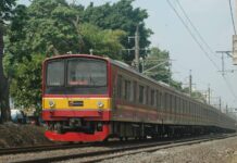 Uji Coba KRL seri 205 Rangkaian 205-141F Pasca PAL