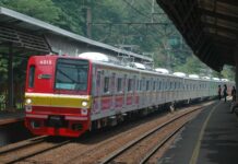 Uji Coba KRL seri 6000 Rangkaian 6115F Pasca PAL