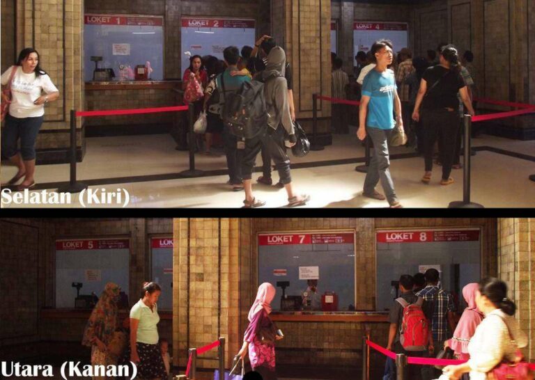 Loket baru di Hall Stasiun Jakarta Kota