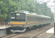 KRL seri 205 eks-Jalur Nambu Rangkaian NaHa H3 dan H20 Diuji Coba