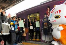 Touken Ranbu Hadir Dalam Livery Trem di Kyoto