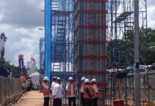 Presiden Jokowi Kunjungi Proyek LRT Palembang Presiden Jokowi Kunjungi Proyek LRT Palembang