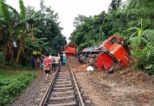 Kereta Api Angkutan Batubara Anjlok di Sumatera Selatan