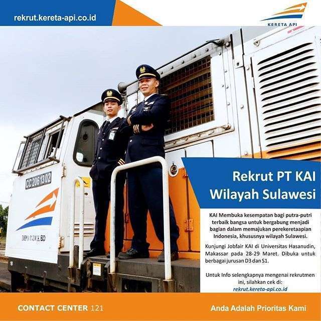 rekrutmen masinis sulawesi