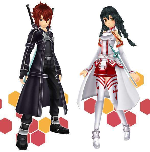 Kostum Kirito dan Asuna dalam New World: Vol. 1