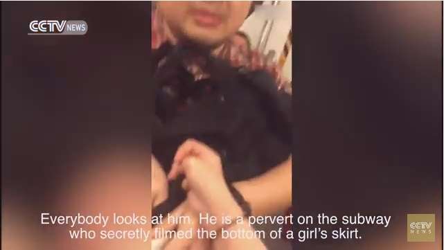 cctv1 berbuat cabul di subway