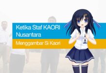 Ketika Staf KAORI Nusantara Menggambar Si Kaori