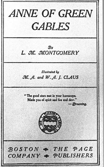 anne of green gables