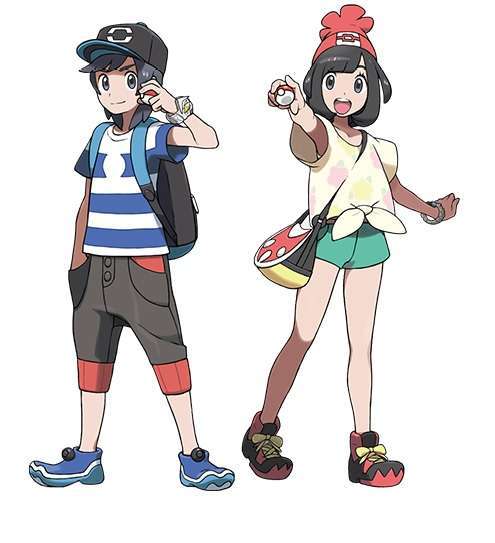 pokemon sun moon protag