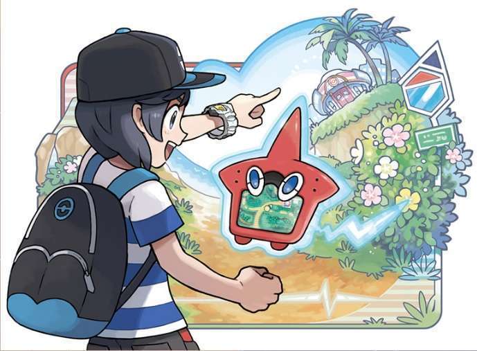 pokemon sun moon rotom pokedex