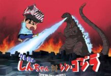 Wah, Godzilla Nongol di Crayon Shinchan!