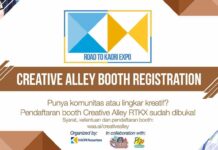 Pendaftaran Booth Creative Alley Road to KAORI Expo Dibuka! road to kaori expo