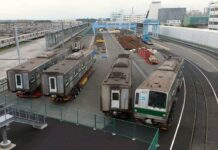 KRL Seri 6000 Tokyo Metro Rangkaian 6108F dan 6117F Dikirim ke Jakarta