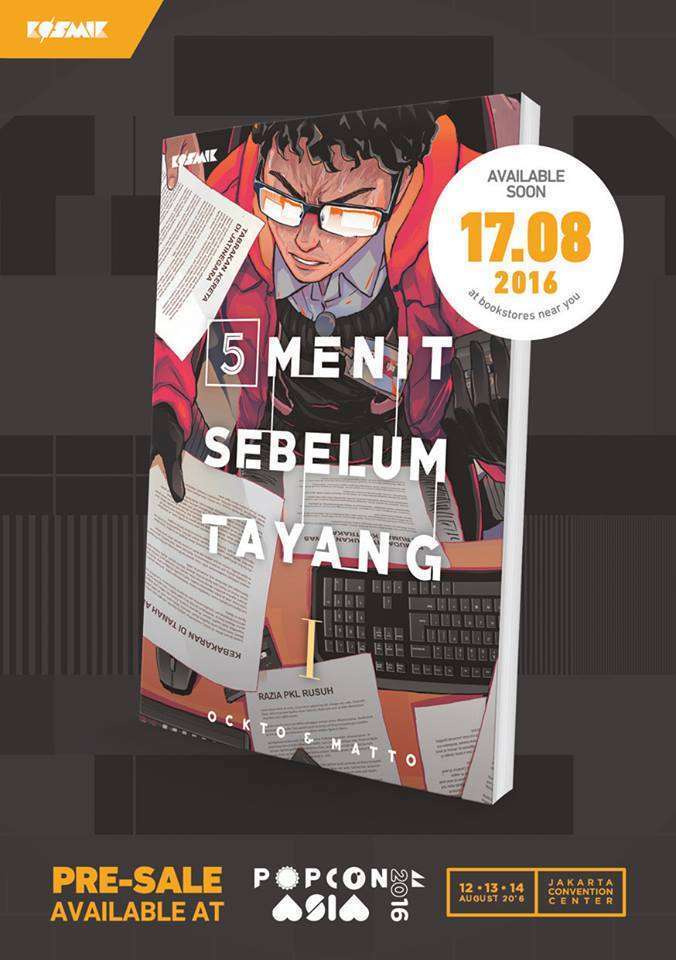 5 menit sebelum tayang