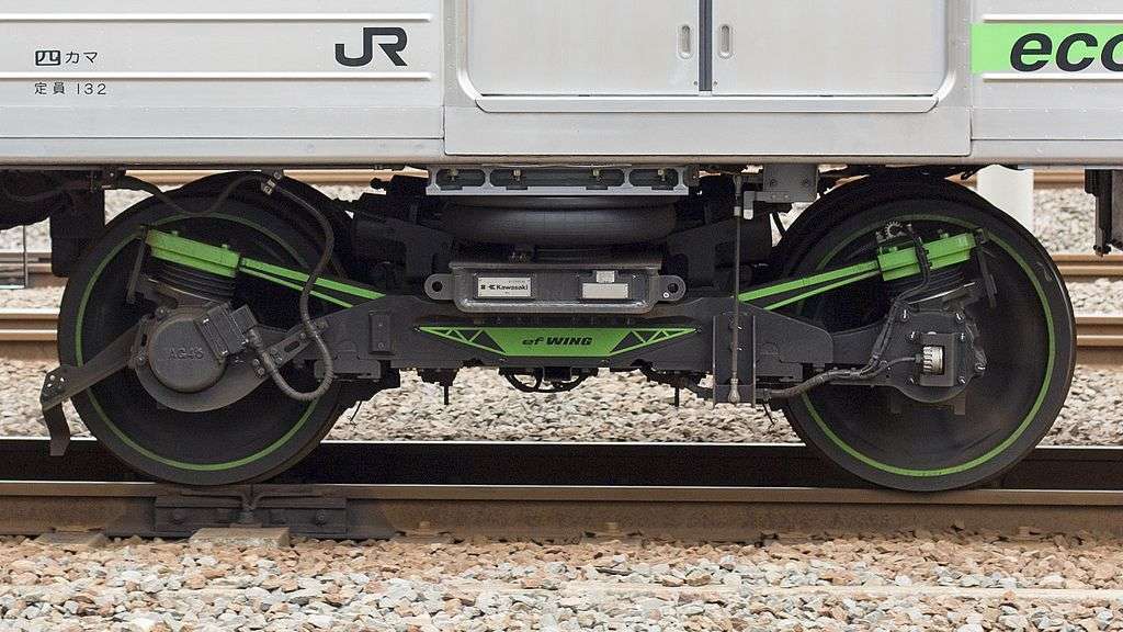 Bogie efWING buatan Kawasaki | Sumber: https://commons.wikimedia.org (klik foto)