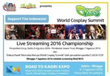 Dukung Perwakilan Indonesia di World Cosplay Summit 2016
