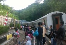 KA Siliwangi Kembali Anjlok di Lampegan