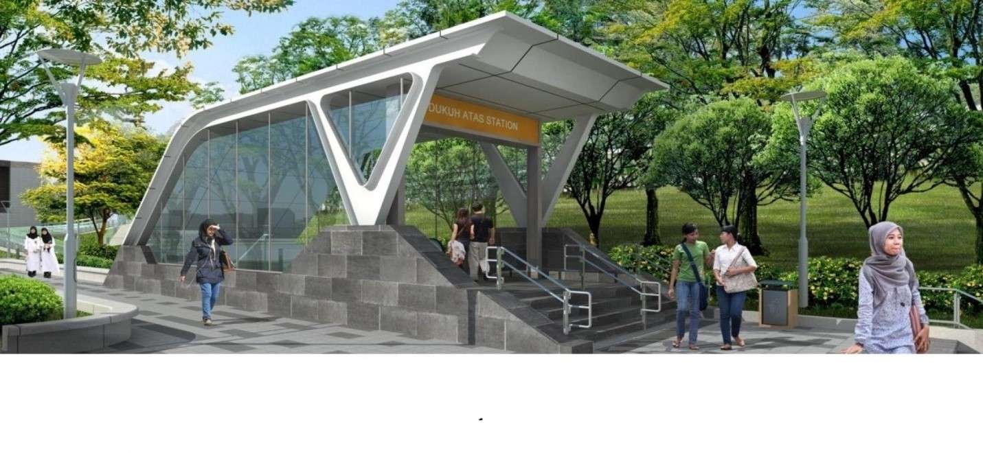 Gambar 5: Pintu masuk dan keluar Stasiun Dukuh Atas