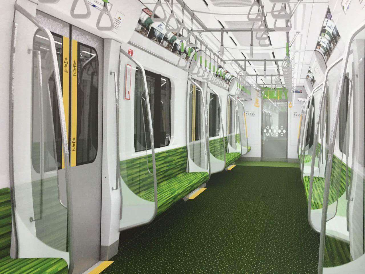 Gambar 7: Interior Kereta MRT