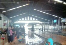 Banjir Besar, Stasiun Bandung Terendam