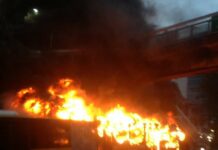 Bus Transjakarta Ankai Buatan Tiongkok Terbakar