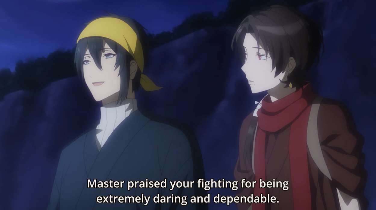 Curhat bersama Mikazuki dan Kashuu