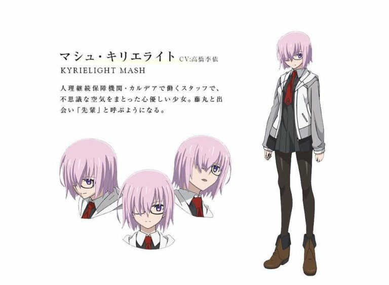 Matthew Kyrielite (Mashu/Mash) akan diisi oleh Rie Takahashi.