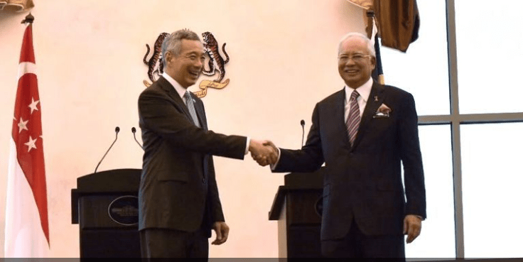 najib Singapura Dan Malaysia Tanda Tangani MoU Kereta Cepat