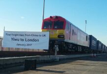 Kereta Api Barang Perdana Dari Tiongkok Akhirnya Tiba Di London Kereta Api barang pertama dari Yiwu, Tiongkok tiba di London, Inggris | Sumber: railwaygazette.com (by: Yvonne Mulder)