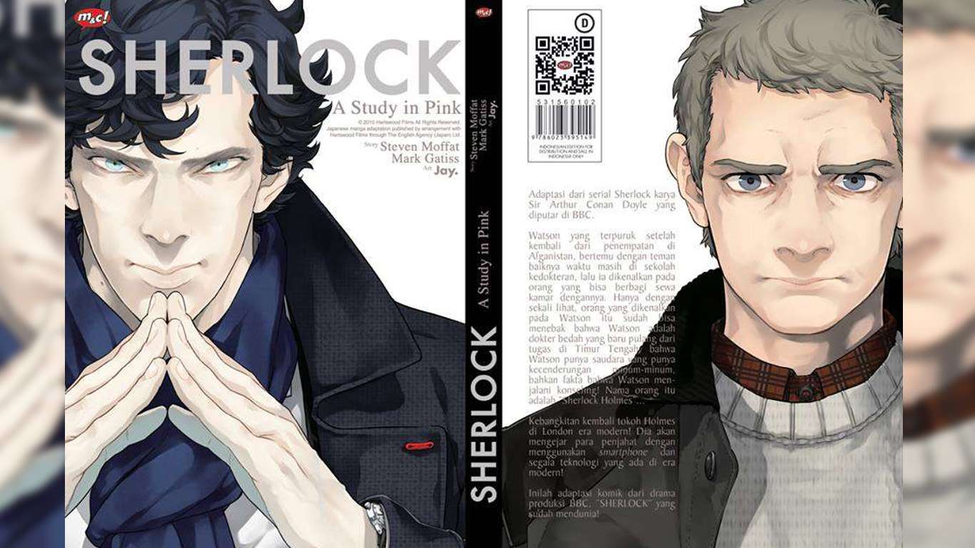 Sherlock a study in pink cover