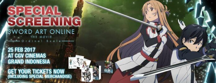sword art online movie ordinal scale indonesia special screening