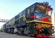 CRRC Dalian Kirim Dua Lokomotif “Vintage” Untuk Myanmar Railways Lokomotif CKD7B Vintage pengiriman terbaru dari CRRC Dalian