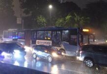 Hujan Deras, Sejumlah Jalur Transjakarta Lumpuh