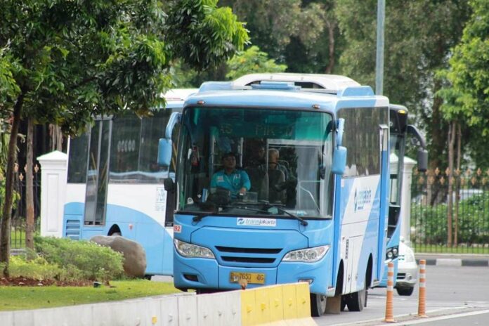 Bus KOPAJA Transjakarta Pasar Minggu