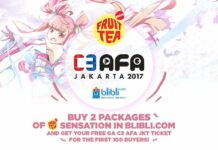 Fruit Tea Sosro dan Blibli Gelar Promo Spesial C3 AFA JKT 2017!