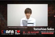 Jelang C3 AFA Jakarta 2017, Tomohisa Sako Menyapa Penggemarnya di Indonesia