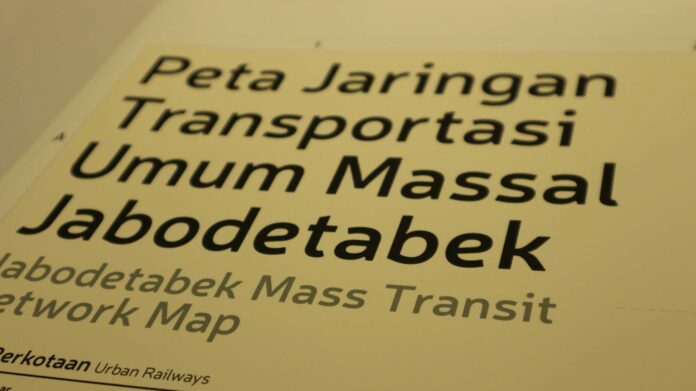 Peta jaringan transportasi jabodetabek