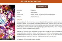 No Game No Life Zero Turut Hadir di Cinemaxx