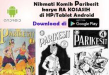 Komik Wayang Parikesit Karya RA Kosasih Kini Tersedia di Google Play