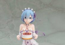 Maniak Re:Zero? Mari Sambut Figur Rem Menenteng Kue Ulang Tahun!